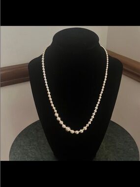 Mia Fiore Sterling Silver Beaded Necklace